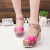 Lace Leisure Women Wedges Heeled Women Shoes