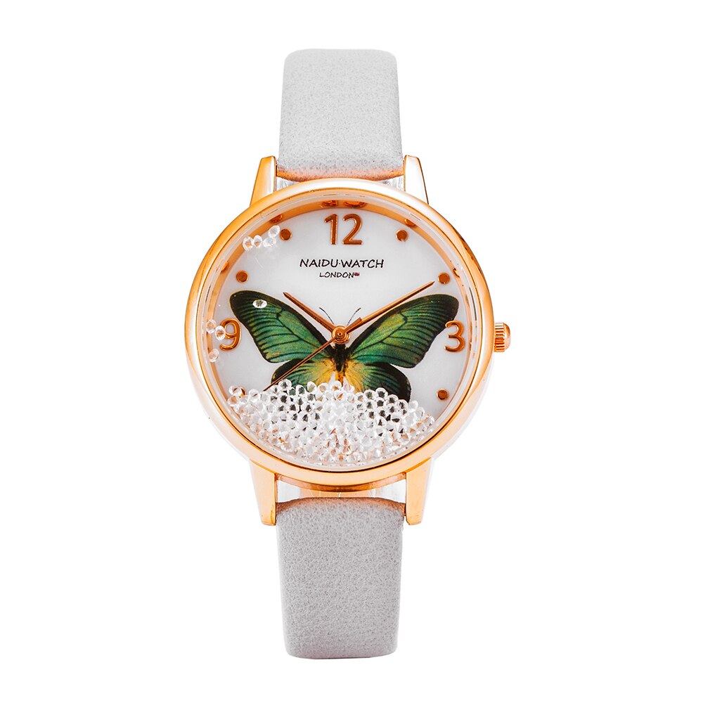 Waterproof Leather Strap Top Brand Luxury Fashion Casual Quartz Ladies Wristwatch