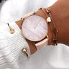 Leather Strap Fashion Wristwatch For Women