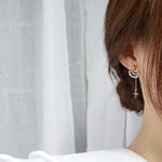 Zirconia Moon Earring for Women