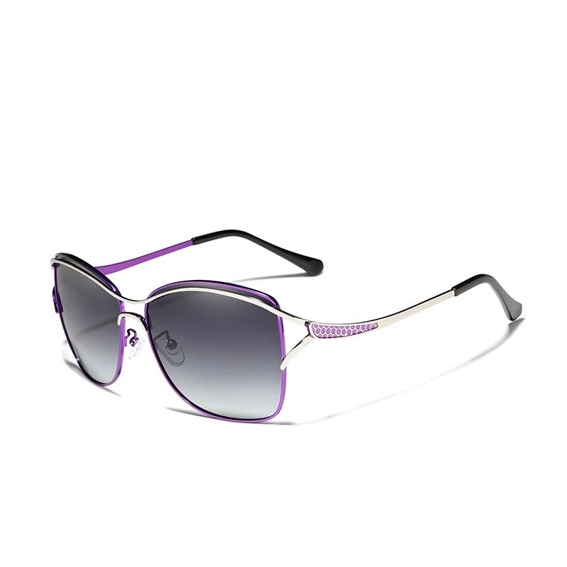 Square Rimless elegant Sun Glasses With Box For Women