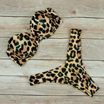 Leopard Brazilian Bikini Set Push Up Bathing Suit Female Summer Beach Wear