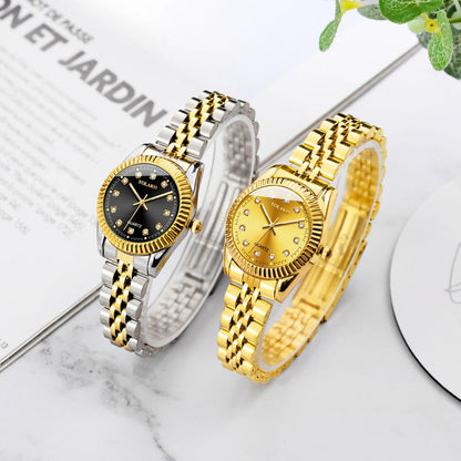 Women Watches Top Brand Luxury 2020 Fashion Diamond Ladies Wristwatches Stainless Steel Gold Mesh Strap Female Quartz Watch