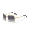 Square Rimless elegant Sun Glasses With Box For Women