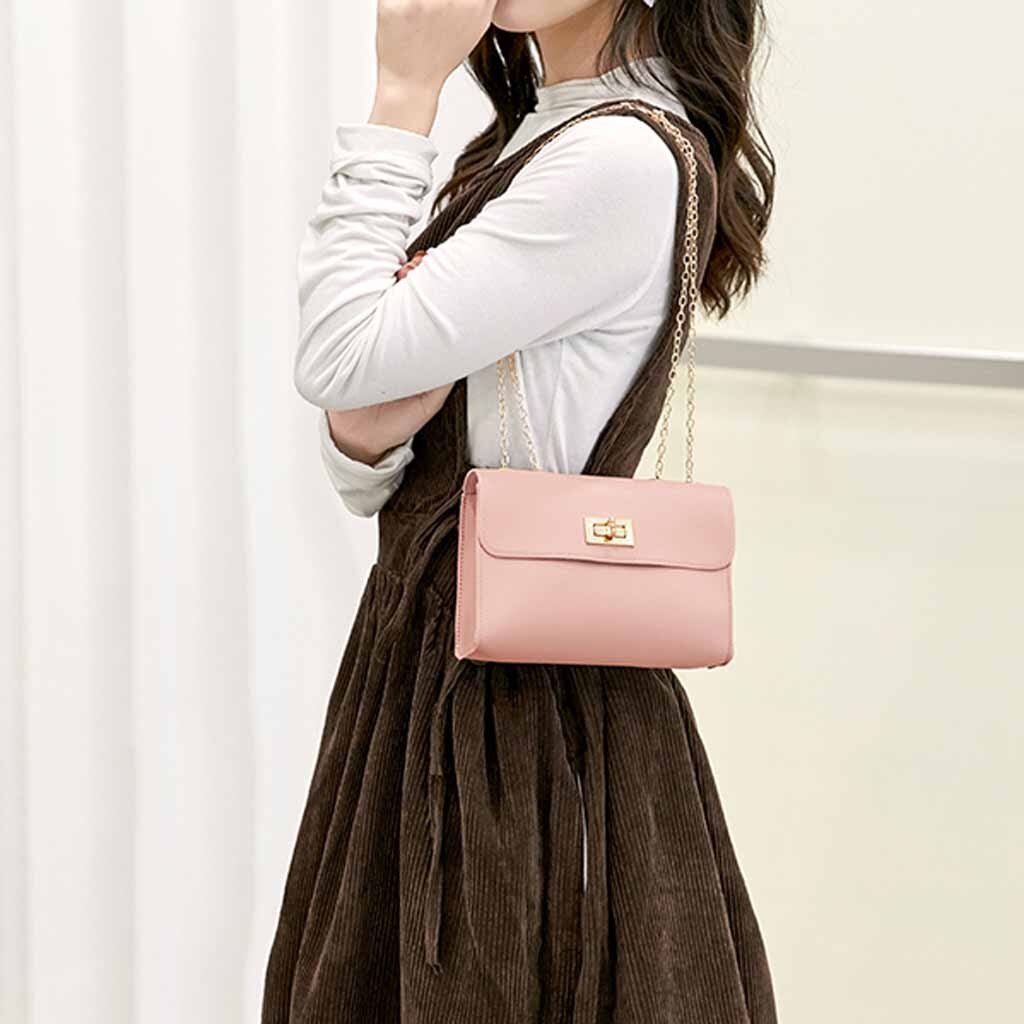 Ladies Casual Small Messenger Bag Leather Bag