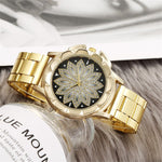 Women Stainless Steel Belt Watches Lady