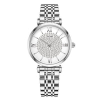 Women Watches Top Brand Luxury 2020 Fashion Diamond Ladies Wristwatches Stainless Steel Silver Mesh Strap Female Quartz Watch