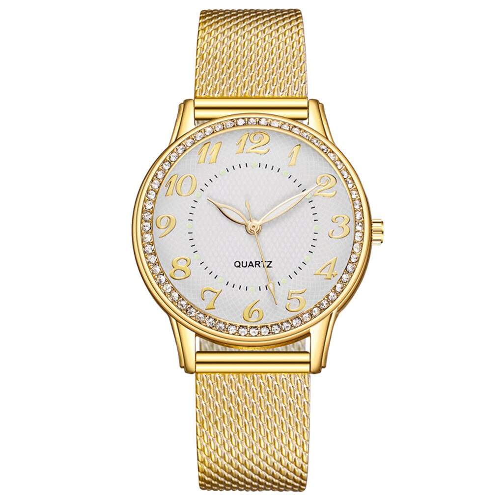 Luxury Magnetic Starry Sky Lady Wrist Watch Mesh Female