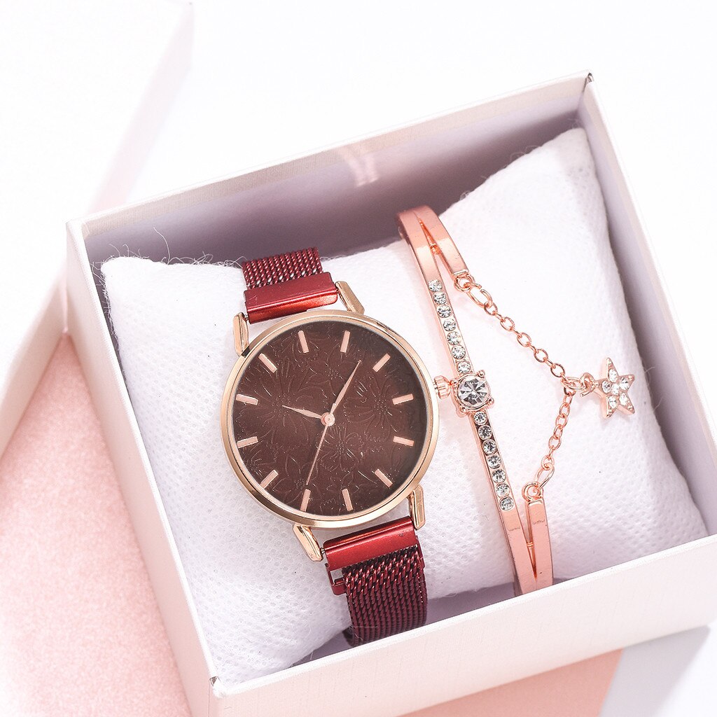 Luxury Watch and Bracelet and Box Set