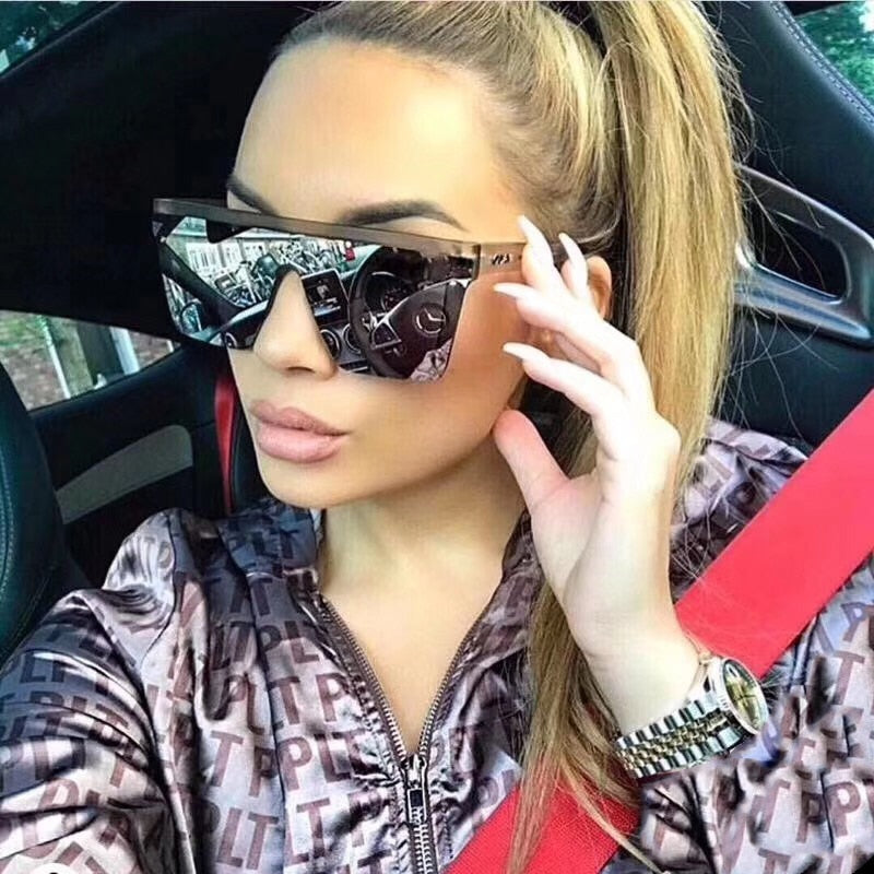 Black Square Sunglasses Women Big Frame