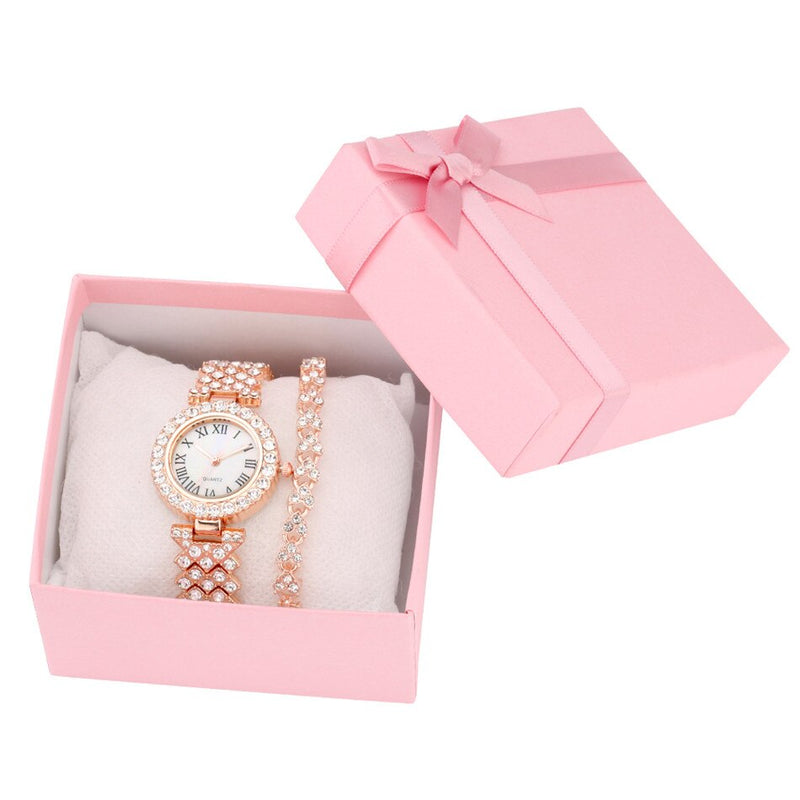 Luxury Rhinestones Bracelet Watch for Lady