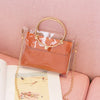 Transparent Bucket Bag Clear PVC Jelly Small Shoulder Bag Female Chain Crossbody Messenger Bags