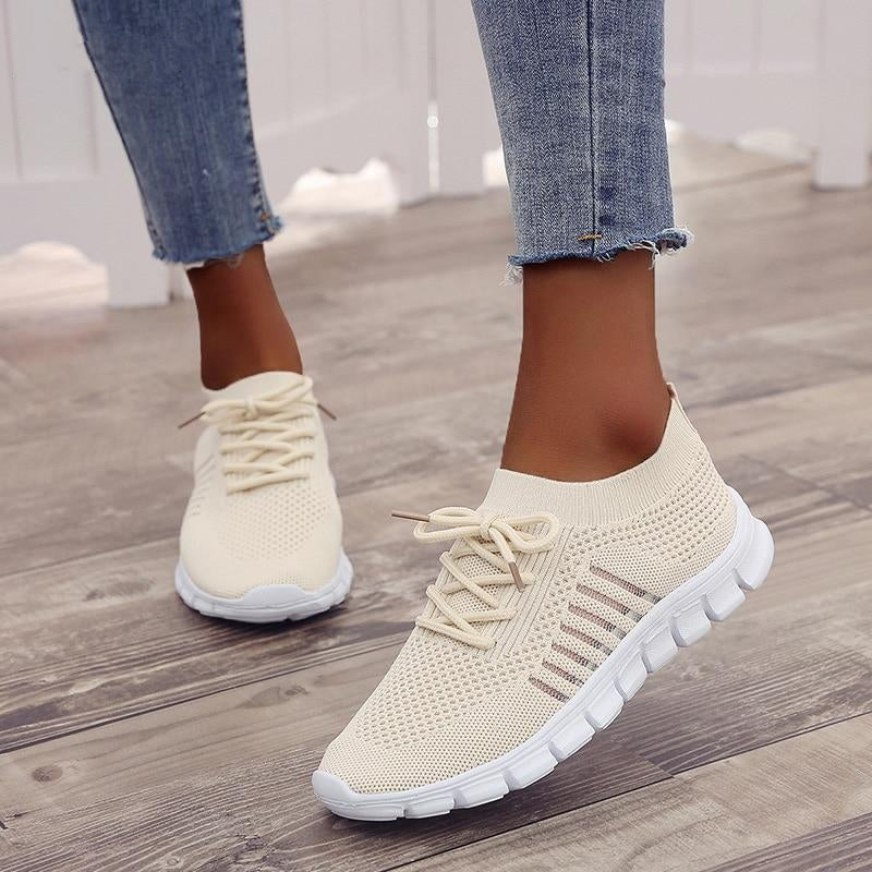 Women's Sneakers Spring Ladies Flat Shoes Casual Women Vulcanized Women 2021 Summer Light Mesh Breathable Female Running Shoes