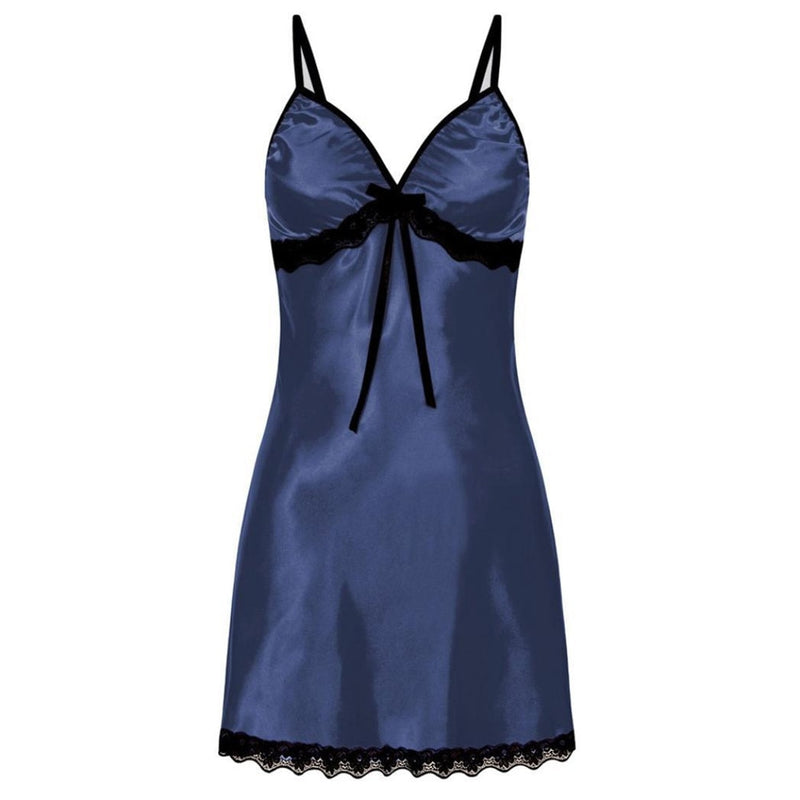 Silk Satin Night Dress Sleeveless Nighties V-neck Nightgown Plus Size 3XL Nightdress