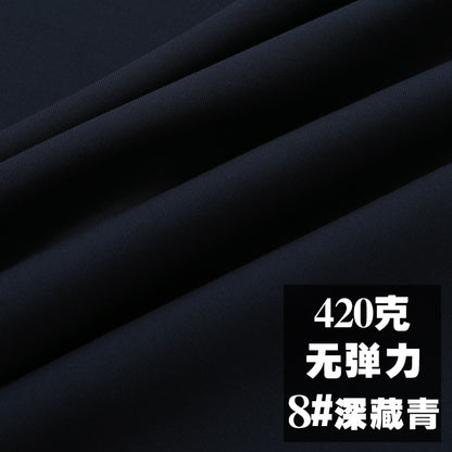 High-grade Fabric Designer Suit Pants Dress for Sewing Polyester Brocade Blue Black White Pink Red Solid Color DIY