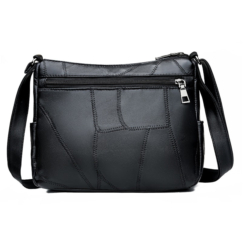 Women Luxury Designer Genuine Leather Shoulder Bags For Ladies