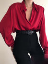 Women Shirts Solid Color Work Office Lady Shirts Long Sleeve Blouses Loose Turn-down Collar Fashion Button Down Shirts