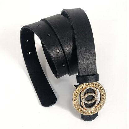 G belt black leather belts for women