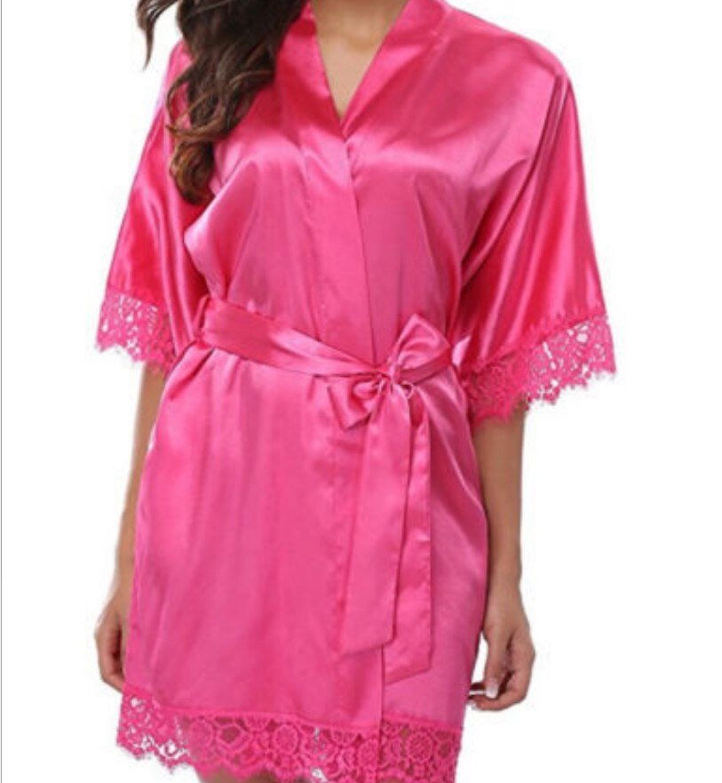 Sexy Lace Nightwear Erotic Lingerie Sleepwear Women Summer See Through Sleep Dress Solid Lace Pajamas Bath Robe Dress Nightgown