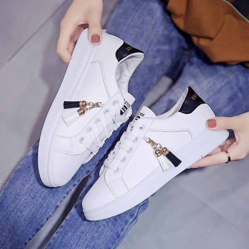 Mesh white shoes ladies fashion breathable sneakers