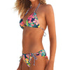 Brazilian halter Bikini Set Swimwear Printing Bandage Swimsuit Beach