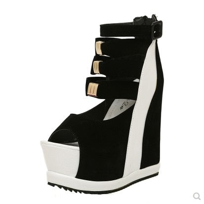 Thick Soles Sandals Wedges High Heels