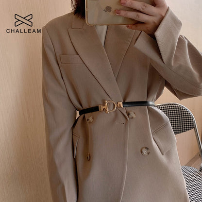 Ladies Adjustable Thin Belts For Women Fashion Luxury Brand Designer Style Skinny Coat Jacket Dress Waist Belt Female x242