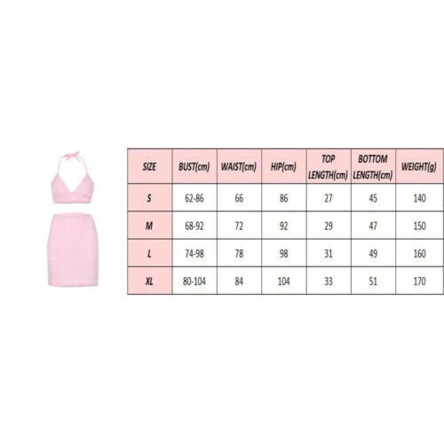 2019 Fashion 2PCS/Set Womens Sleeveless Bandage Crop Top Bra+Midi Skirt Bodycon Mini Dress US