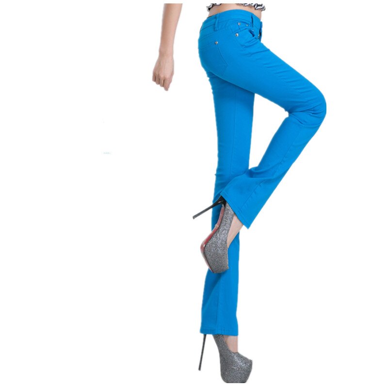 Candy Color Wide Leg stretch cotton Jeans