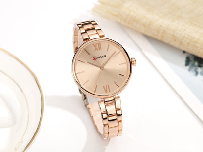 Waterproof Stainless Steel Quartz Women Watch