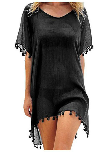 Lace Hollow Crochet Swimsuit Cover Up