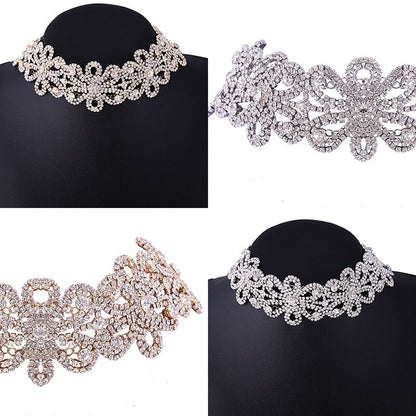 Flower Choker Necklace For Women