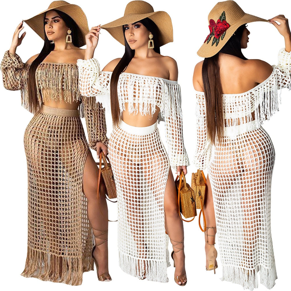 two piece set women crop top skirt 2 piece skirt set for female sexy two pieces sets skirts women&#39;s suit