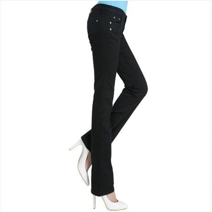 Candy Color Wide Leg stretch cotton Jeans