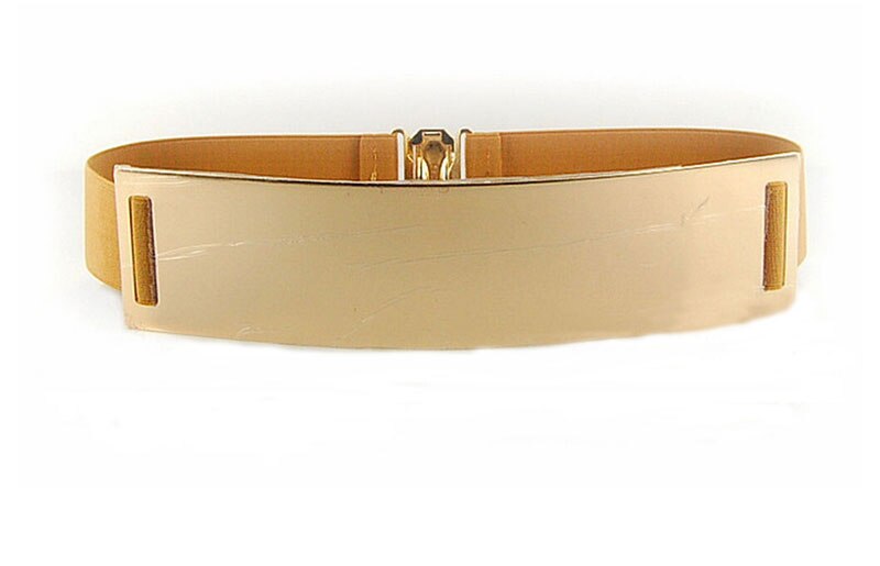 Gold Silver Brand Belt for Woman