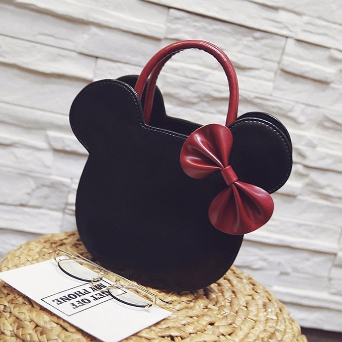 Leather Mickey Handbags For Women