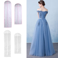 Long High Quality Long Wedding Dess Dust Bag Evening Dress Dust Cover Bridal Garment Storage Bag 150/180cm