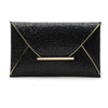 Women Fashion Sequins Envelope Bag Personality Clutch Purse Leather