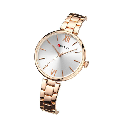 Waterproof Stainless Steel Quartz Women Watch