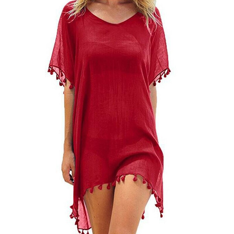 Lace Hollow Crochet Swimsuit Cover Up