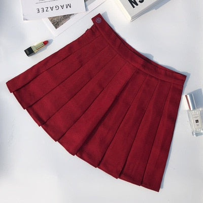 Women's Fashion High Waist Skirt Pleated Wind Skirt Ulzzang Cosplay Kawaii harajuku Female Mini Short Skirts clothing for women