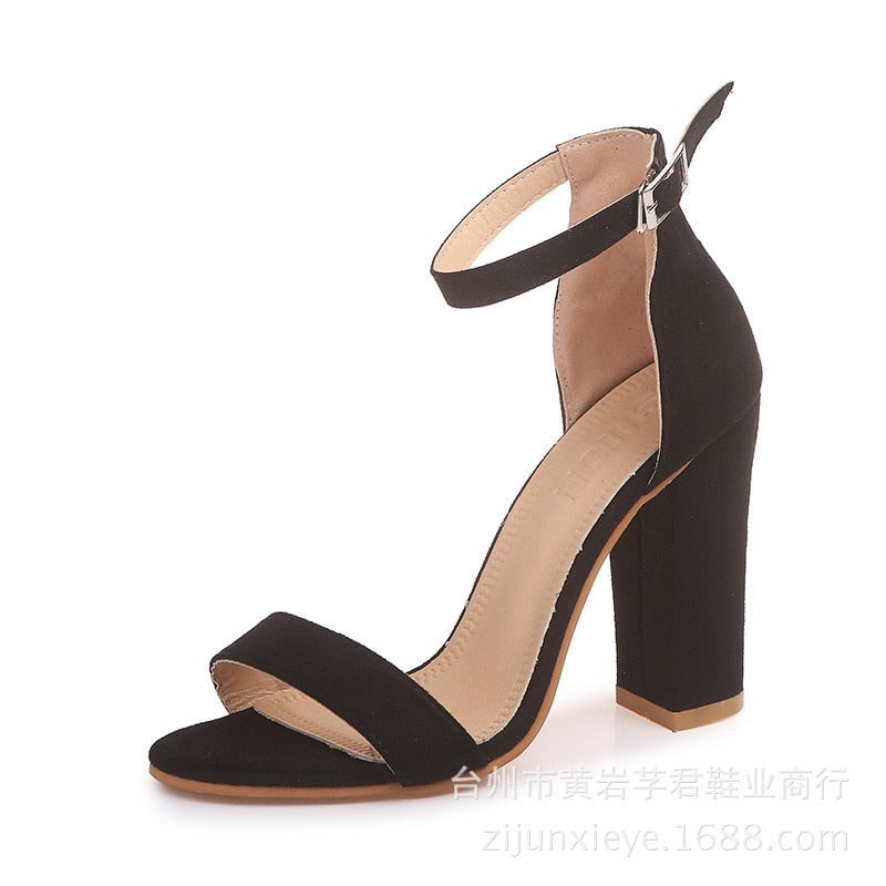 Open Toe Summer High Heel Shoes