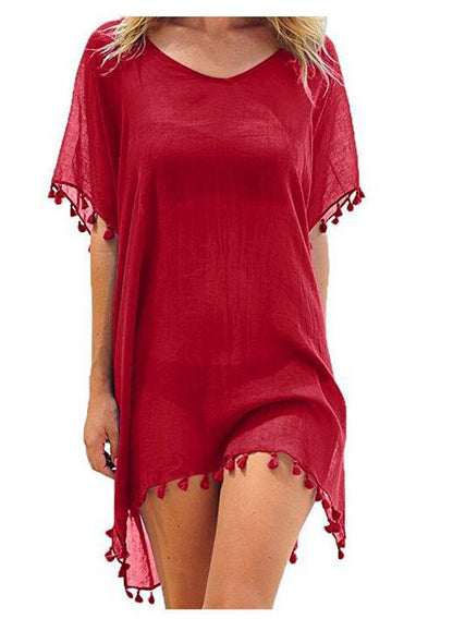 Lace Hollow Crochet Swimsuit Cover Up