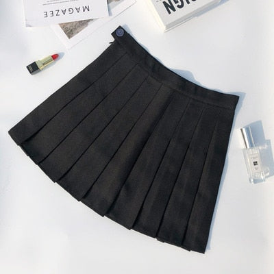 Women's Fashion High Waist Skirt Pleated Wind Skirt Ulzzang Cosplay Kawaii harajuku Female Mini Short Skirts clothing for women