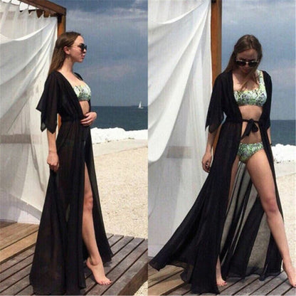 Chiffon Long Dress Bikini Cover Up