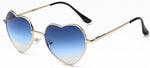 Ladies Heart Shaped Sunglasses Metal