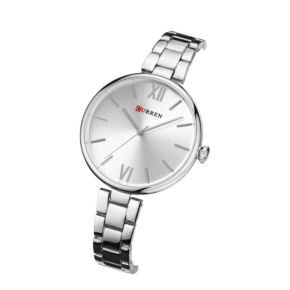 Waterproof Stainless Steel Quartz Women Watch