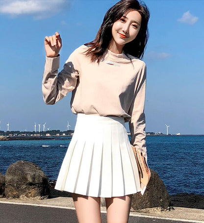 Women's Fashion High Waist Skirt Pleated Wind Skirt Ulzzang Cosplay Kawaii harajuku Female Mini Short Skirts clothing for women