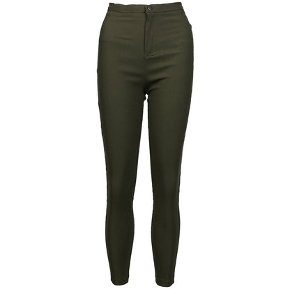 High Waist Stretch Jeans Slim Pencil Trousers