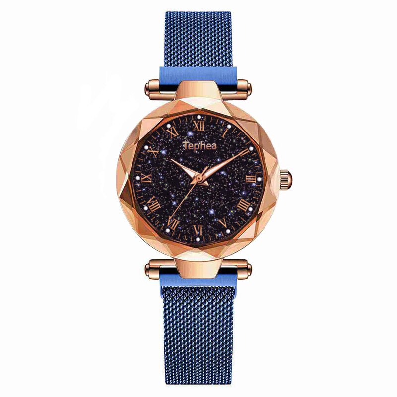 Starry Sky Magnetic Luminous Wrist Watches Set With Bracelet Box